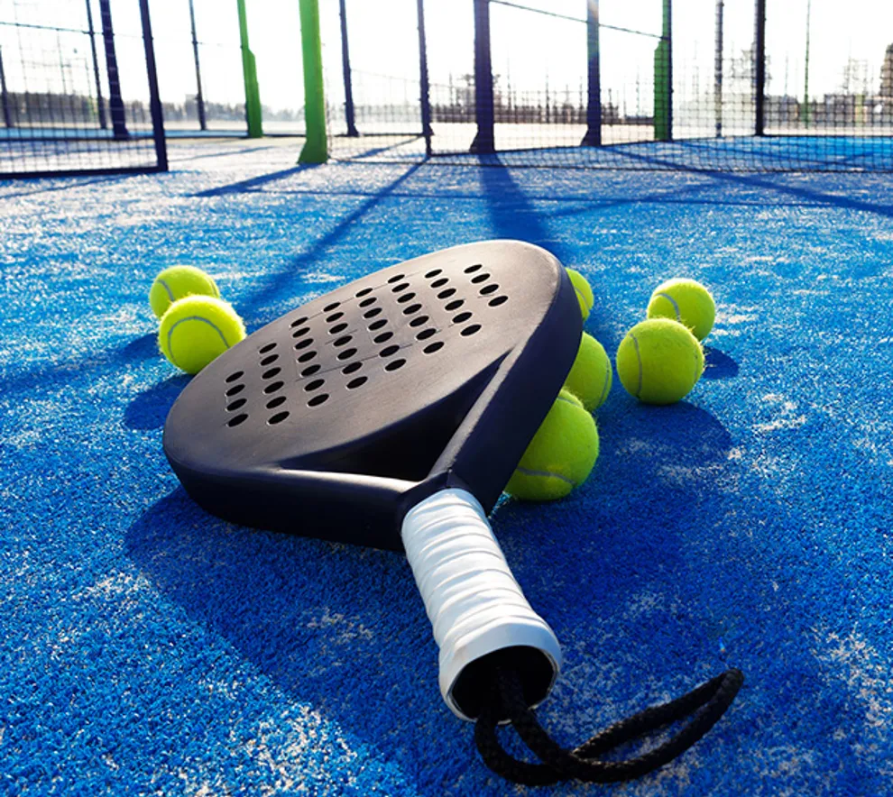 Padel rackert og baller