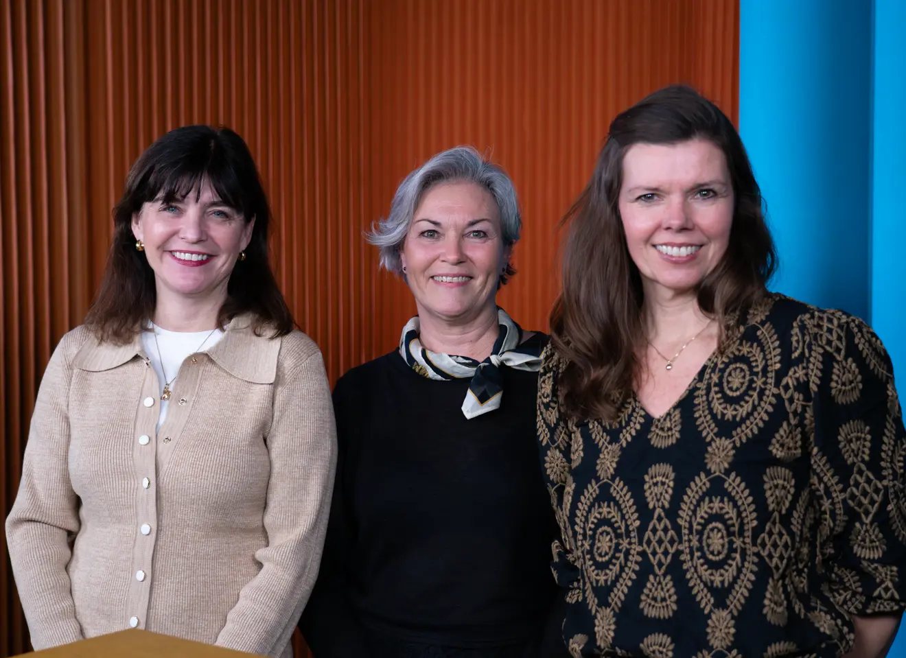 Birgitte Jordahl, Kjersti Løken Stavrum og Bente Kalsnes