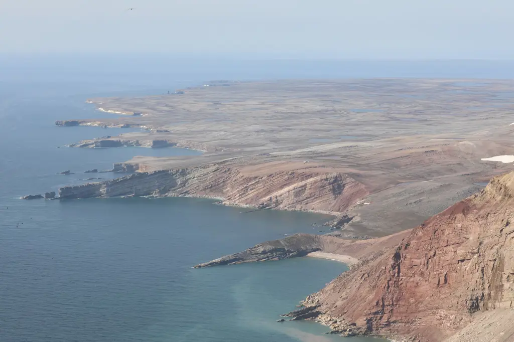 Bjørnøya sett fra luften