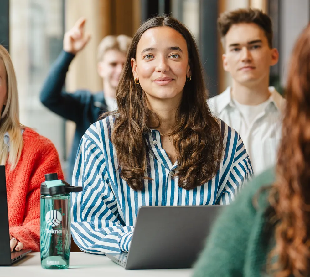 Studenter på forelesing